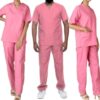 Unisex Medical Scrub Suit-Pink