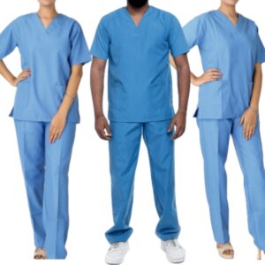 Unisex Medical Scrub Suit-Blue